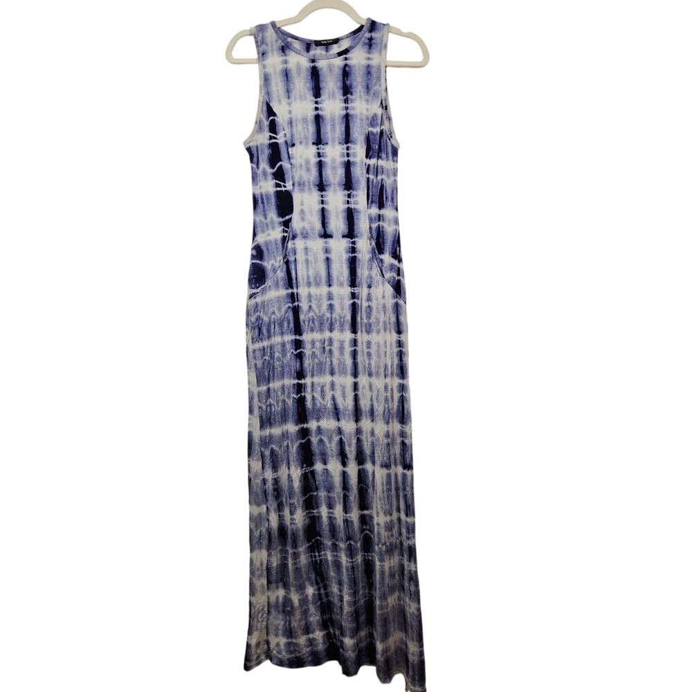 y2k Win Win Tie Dye Maxi Dress Boho Whimsy Hippie Summer Pockets